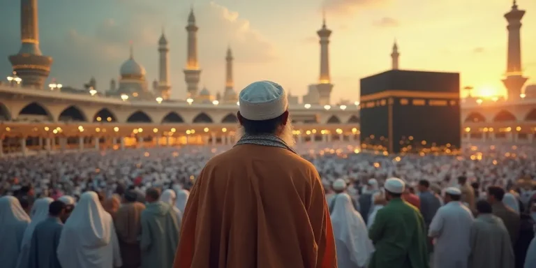 a muslim staying at the masjide Ha-ram and thinking what is hajj